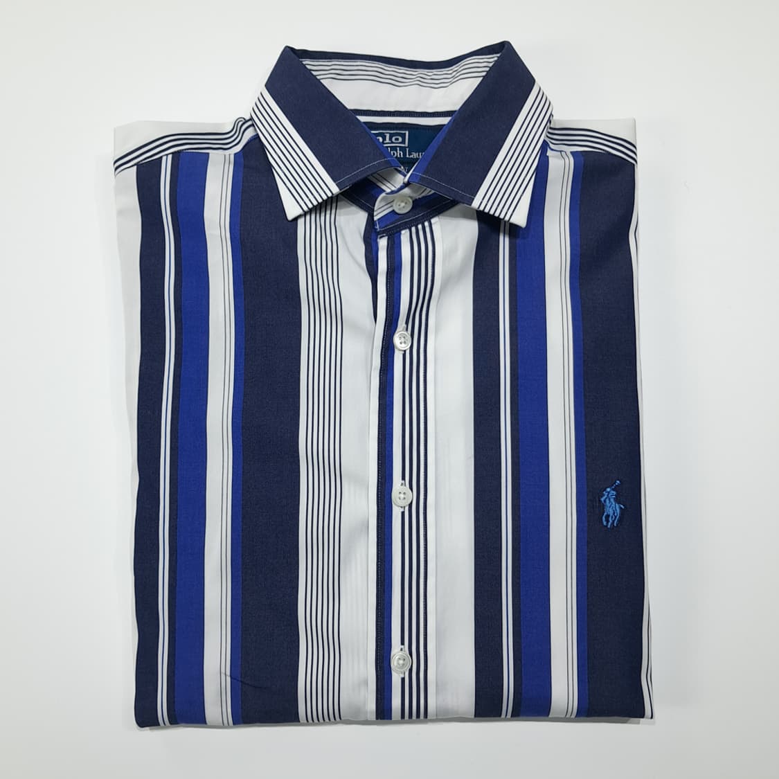 CL419 L 폴로 00s 홍콩판 올드스쿨 코튼 스트라이프 셔츠 남방 상품이미지9
