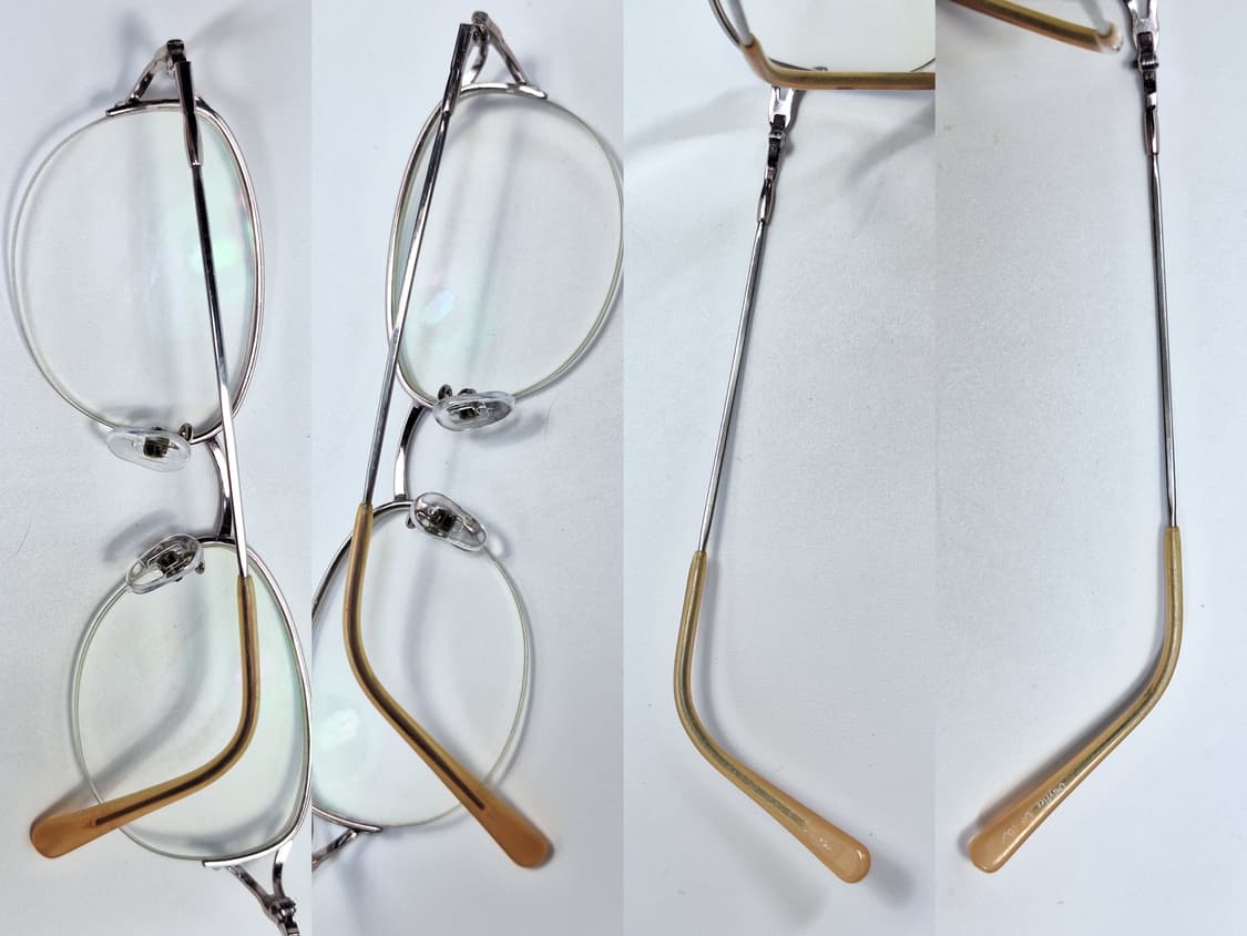 90s 일본 빈티지 ONLYFLEX OF-1004 반무테 안경테 초경량  상품이미지4