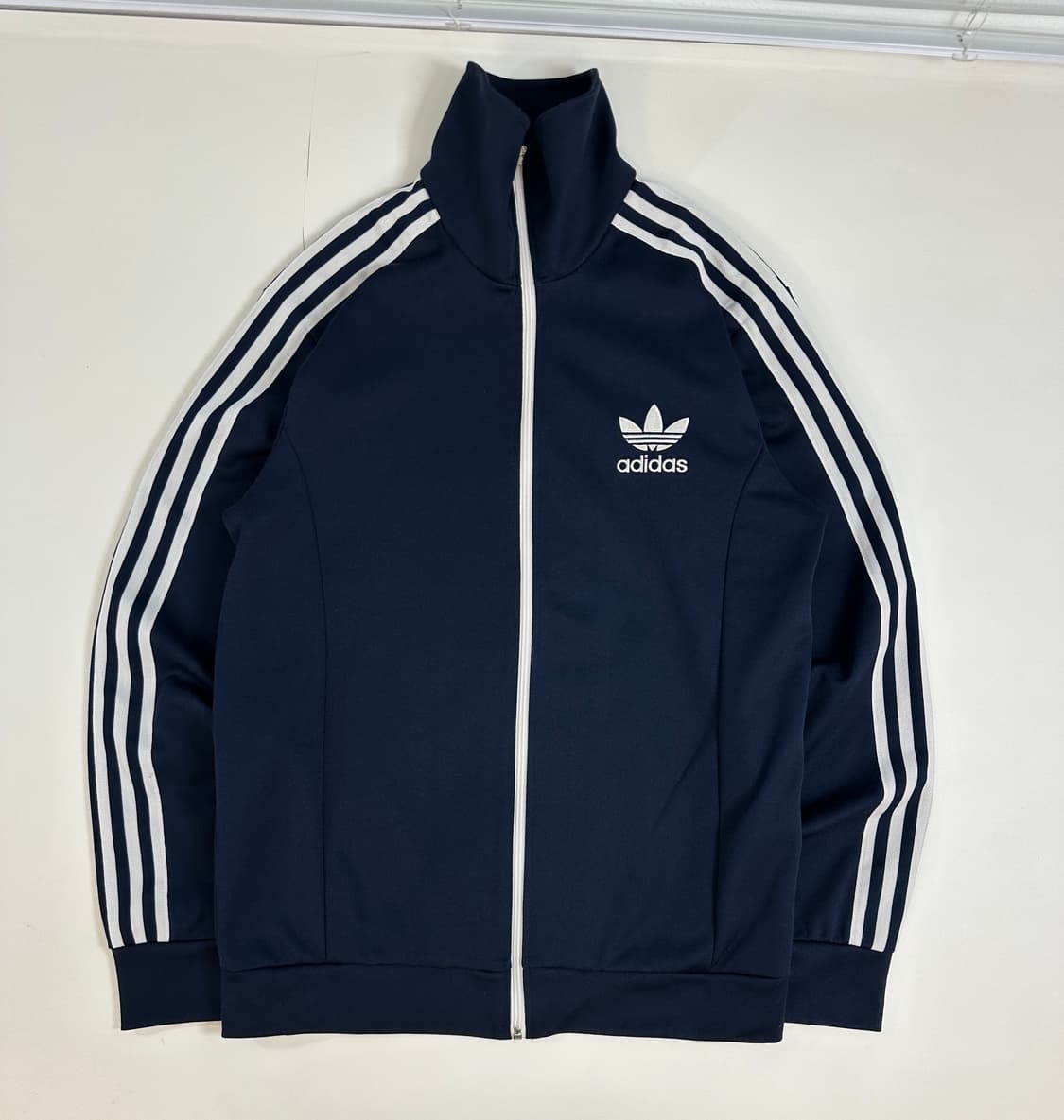 아디다스 adidas  네이비 져지 트랙탑 하이넥 (95-100) 상품이미지3