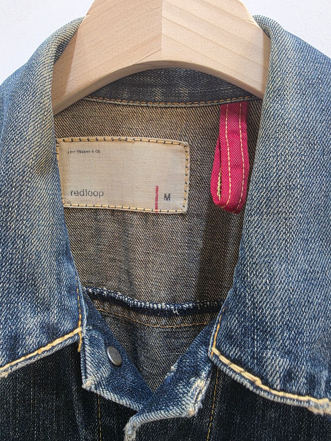 재팬 리바이스 레드룹 새들스티치 M 상품이미지3