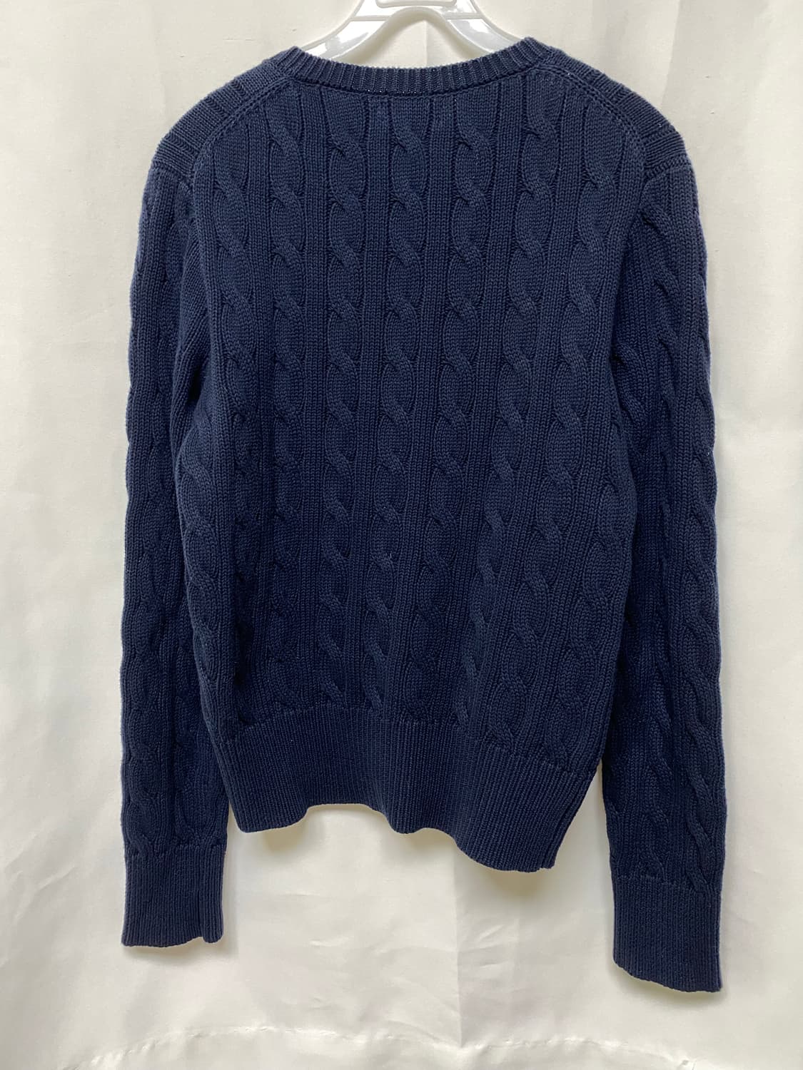 폴로 랄프로렌 케이블 니트 가디건 네이비 M 상품이미지3