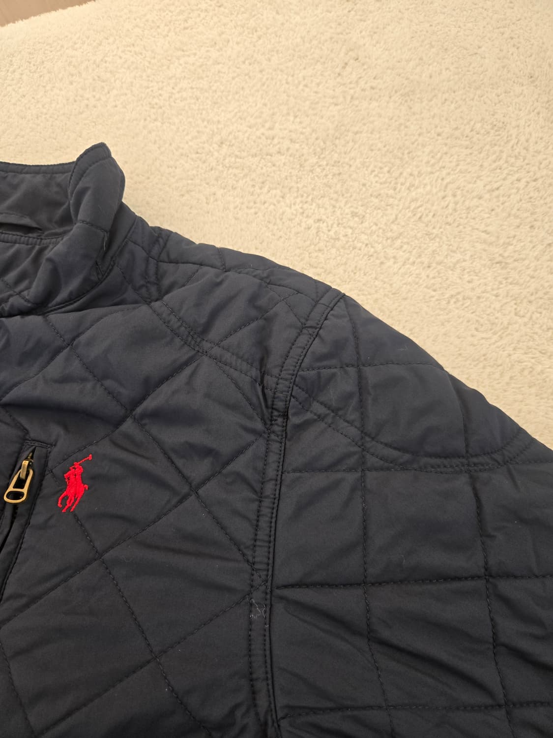 폴로 랄프로렌 네이비 퀼팅 자켓 XL 상품이미지9