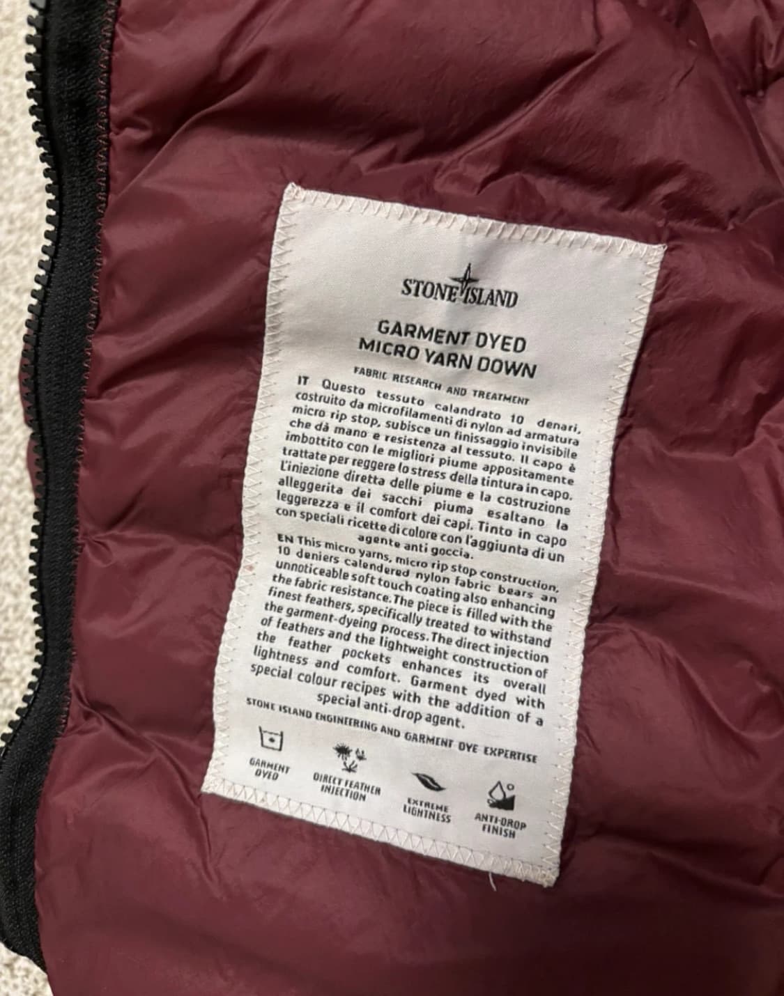 스톤아일랜드 경량 패딩 상품이미지5