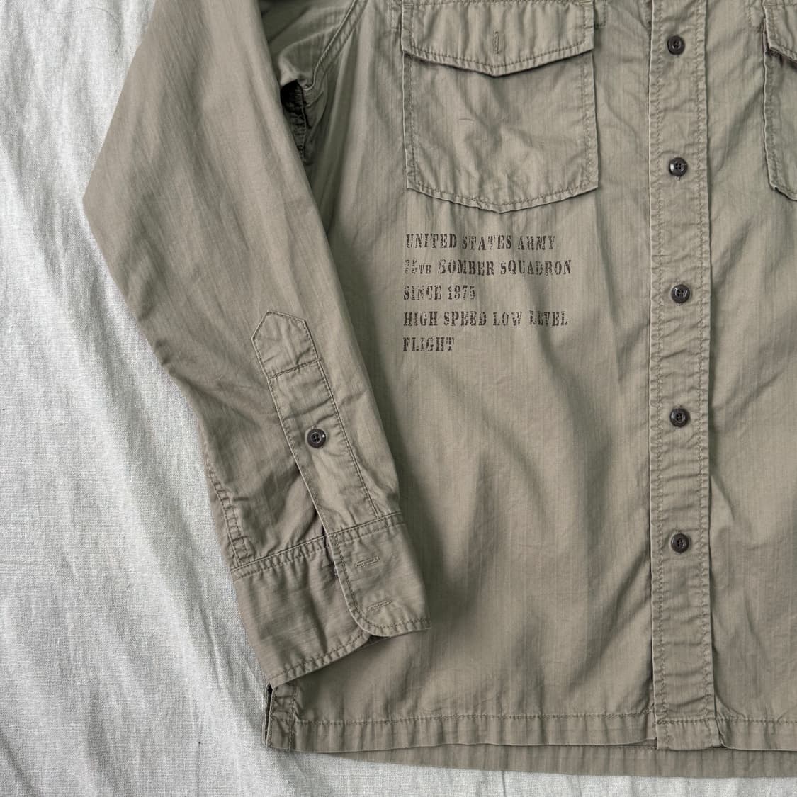 아비렉스 견장 밀리터리 셔츠 XL 상품이미지3