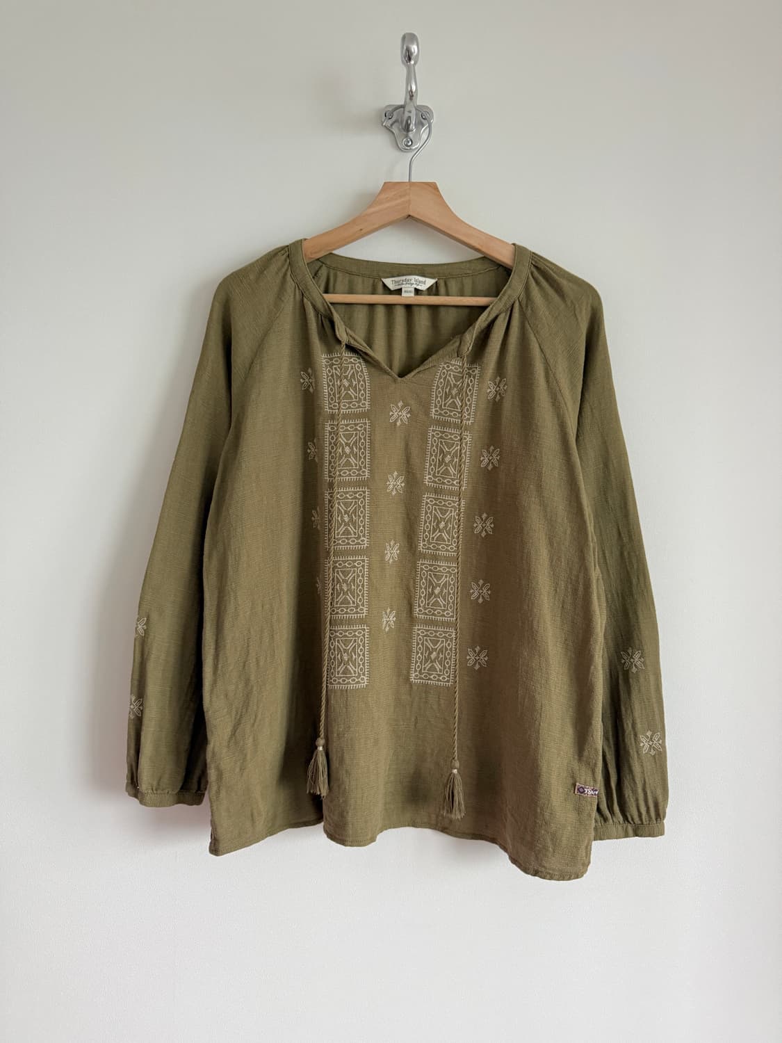 써스데이 아일랜드(Thursday Island) 코튼 블라우스 상품이미지1