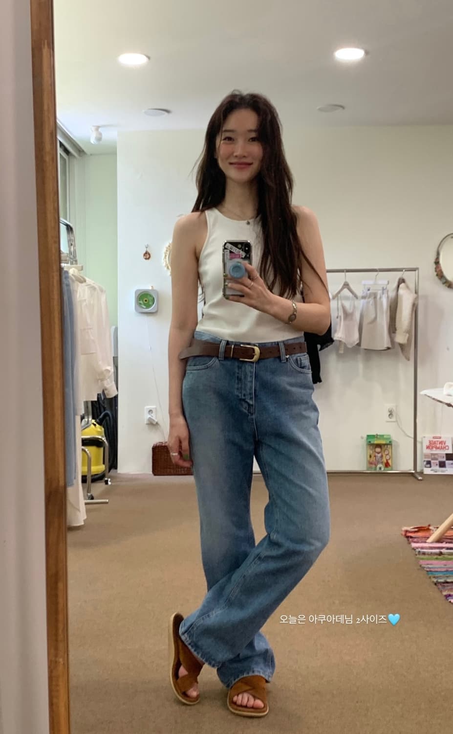 쉬이즈큐트 아쿠아데님 2사이즈 새상품 상품이미지3