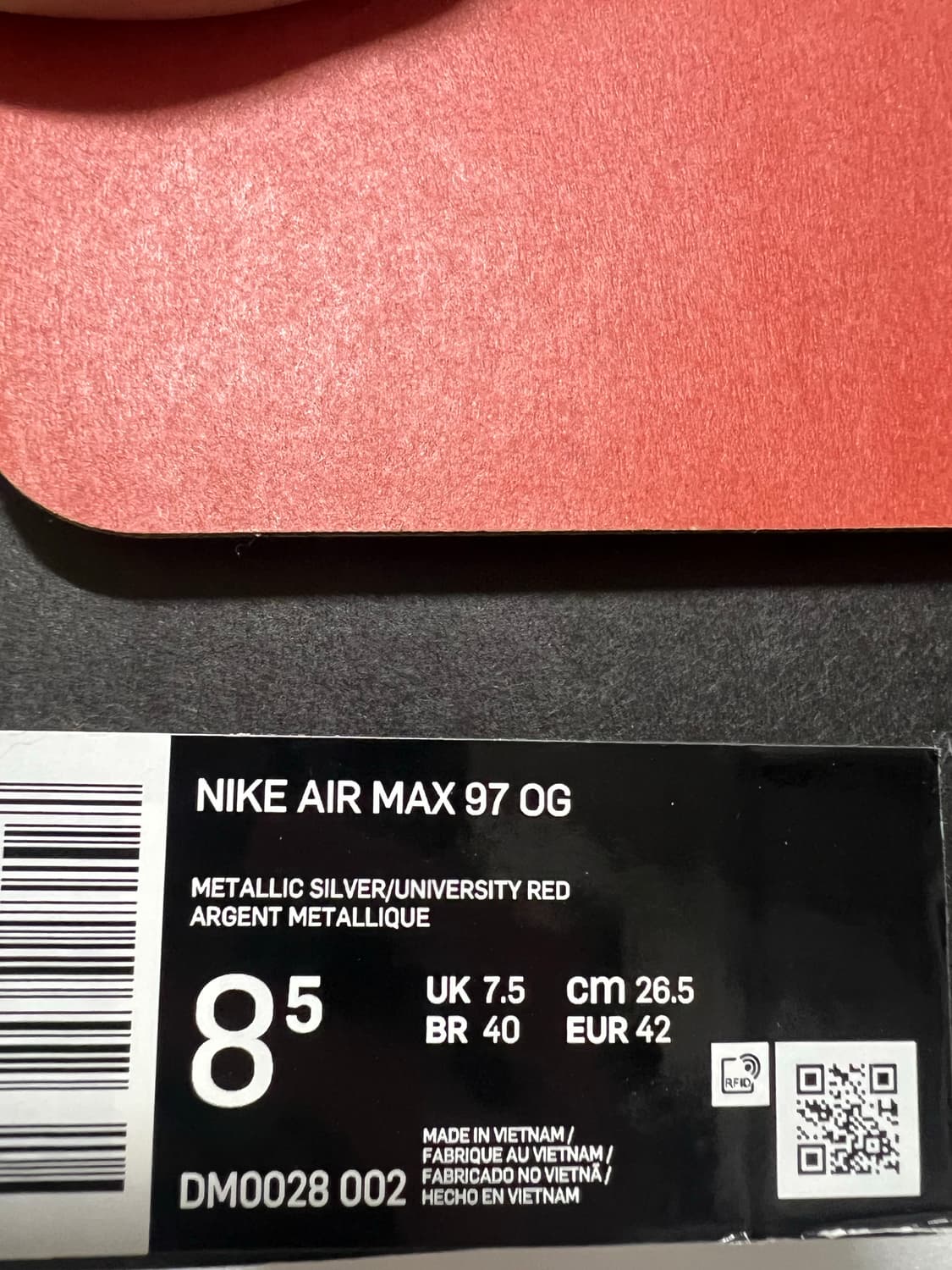 [265] 나이키 에어맥스97 OG 실버불렛 상품이미지5