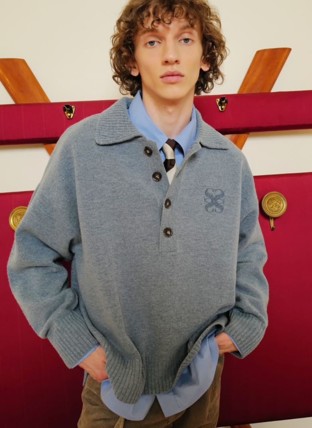 세터 아를 니트 프러시안 블루 상품이미지2