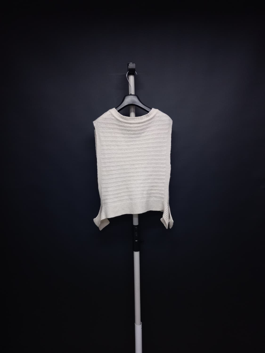 시스템 춘추동 캐시미어블랜 니트 숏 베스트 F 33-66 상품이미지2