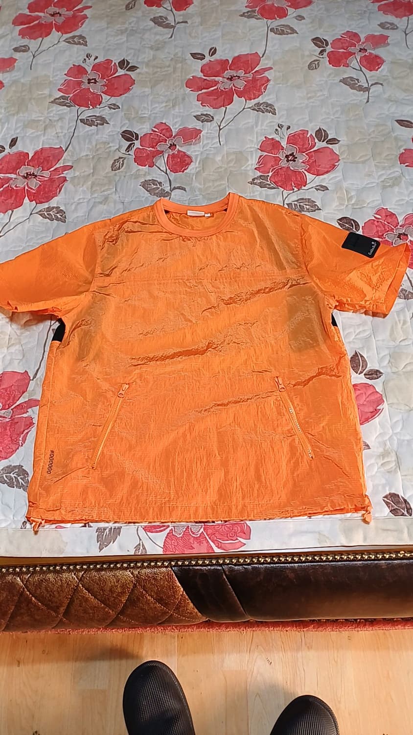 골든베어 얇은바람막이 골프반팔 실측105 가슴58 기장70 상품이미지1