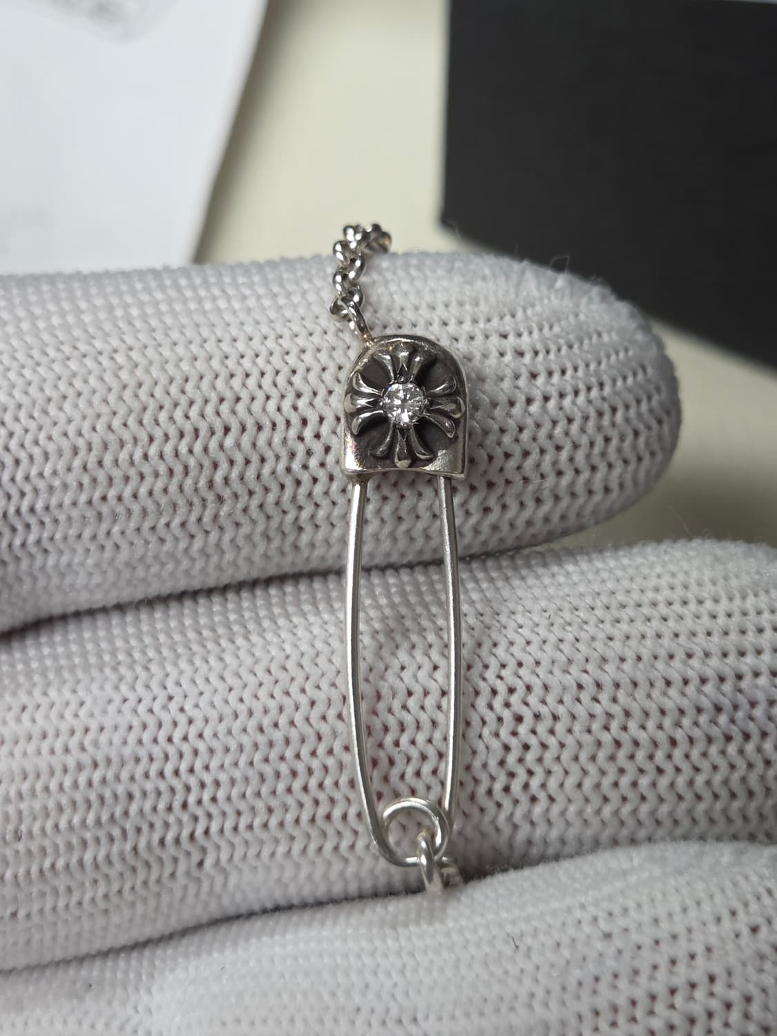 크롬하츠 세이프티핀 파베오리지널 일체형 상품이미지4