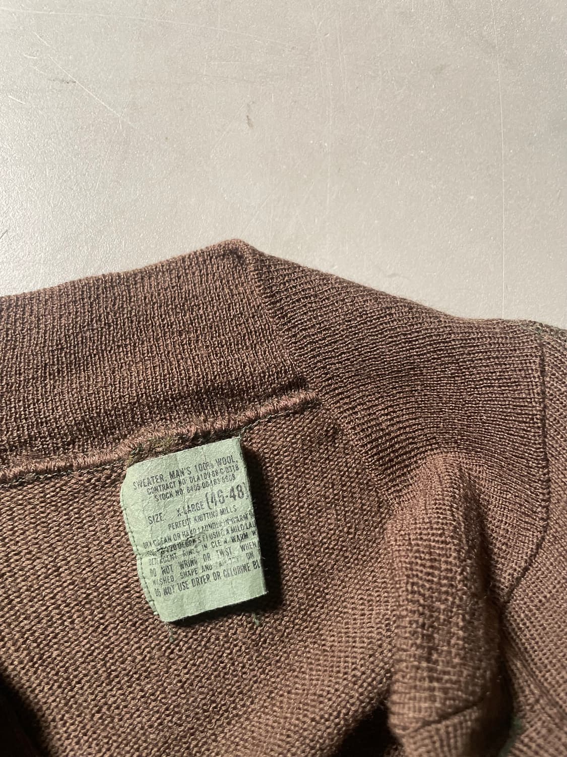 H•d 60’s US Army Neck Low Gauge Sweater 상품이미지6