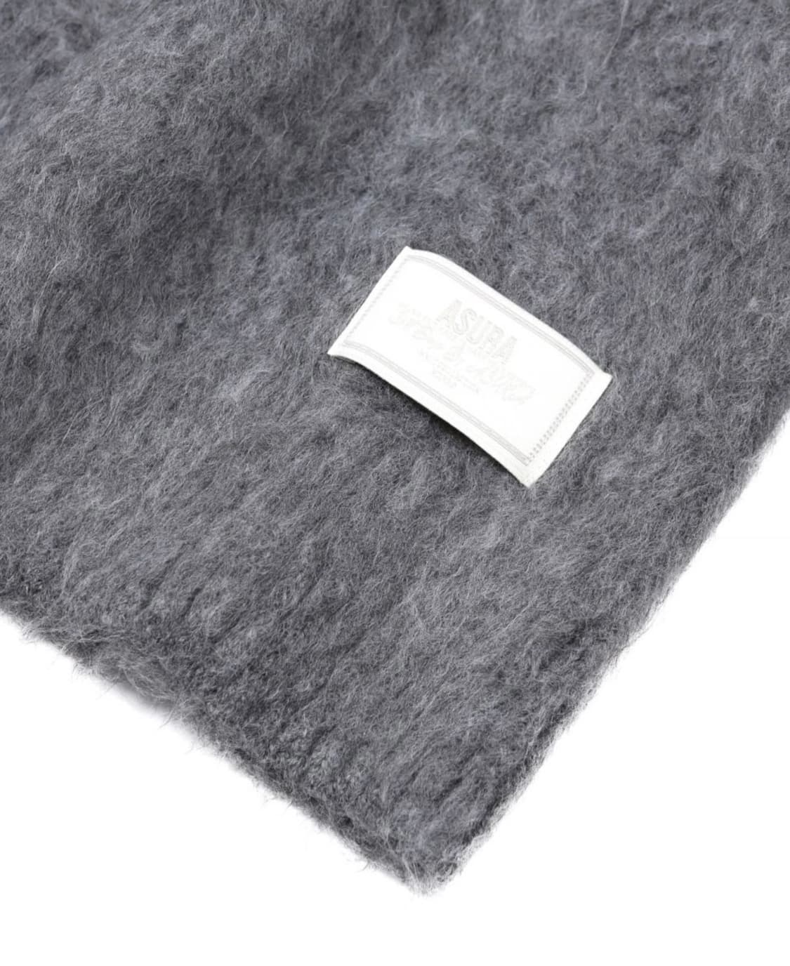 ASURA HAIRLY BRUSH MIDI CADIGAN GREY 상품이미지5