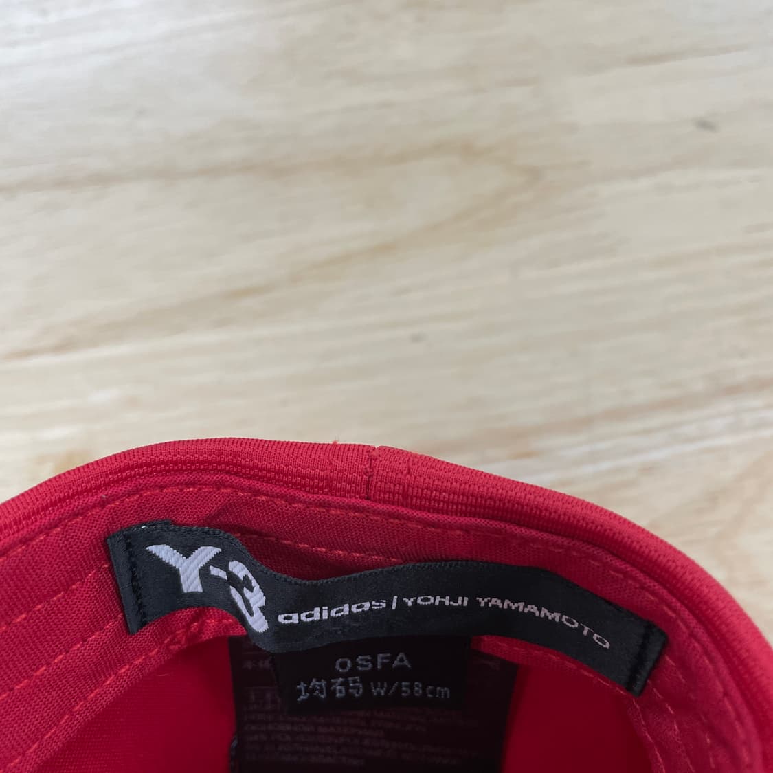 Y-3 레드 볼캡 F 상품이미지4