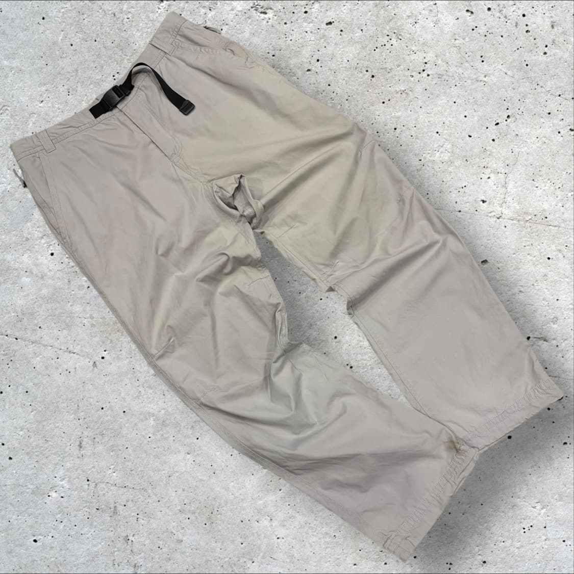 [34] 올드 그라미치 빈티지 벨트 그레이 코튼 팬츠 B945 상품이미지1
