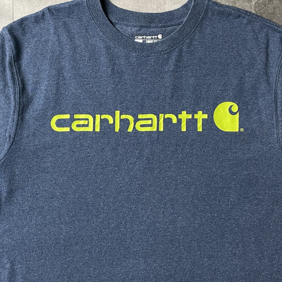 CARHARTT 칼하트 빈티지 네이비 그래픽 반팔티셔츠 A01035 상품이미지3