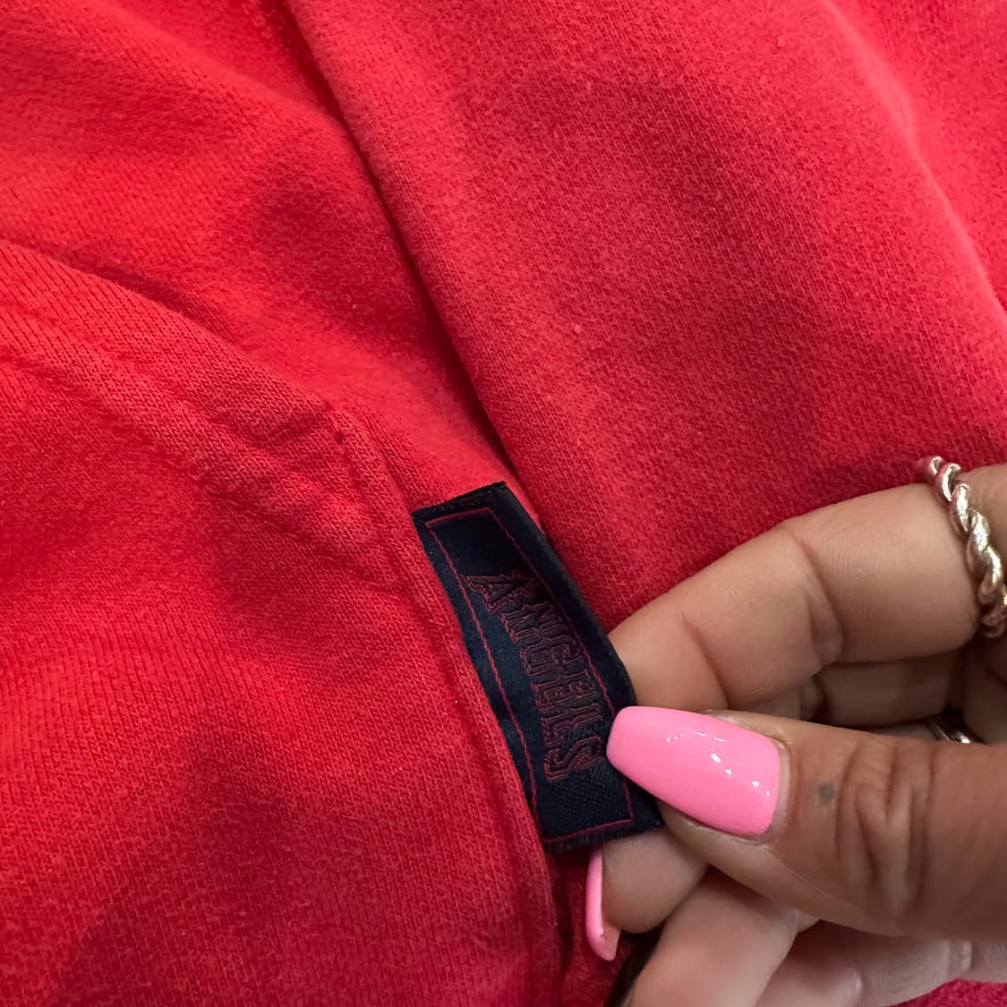 제뉴인머천다이즈 로스앤젤레스 에인절스 레드 엘리트 팩 후드티L 상품이미지3