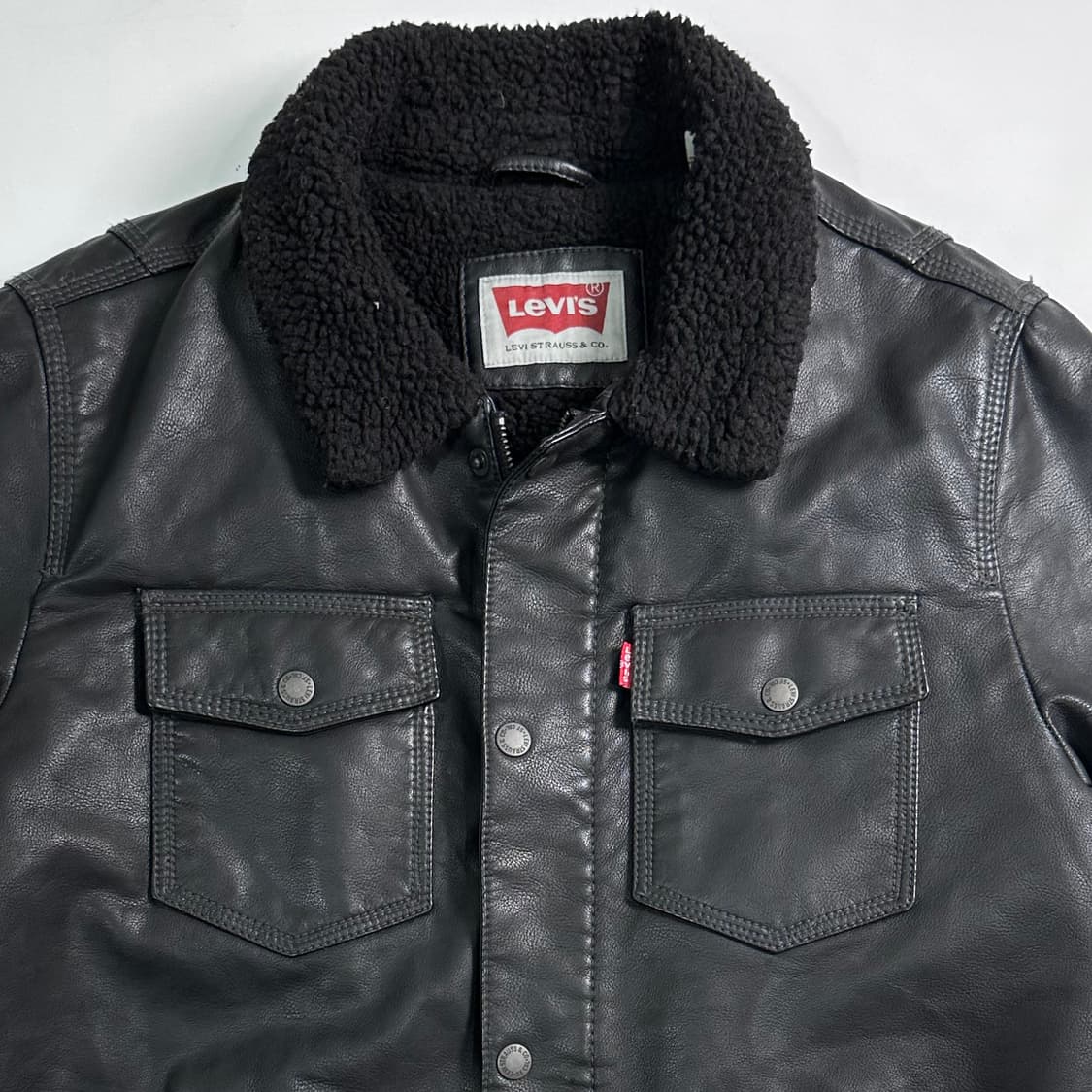 리바이스 페이크레더 트러커 자켓   상품이미지2