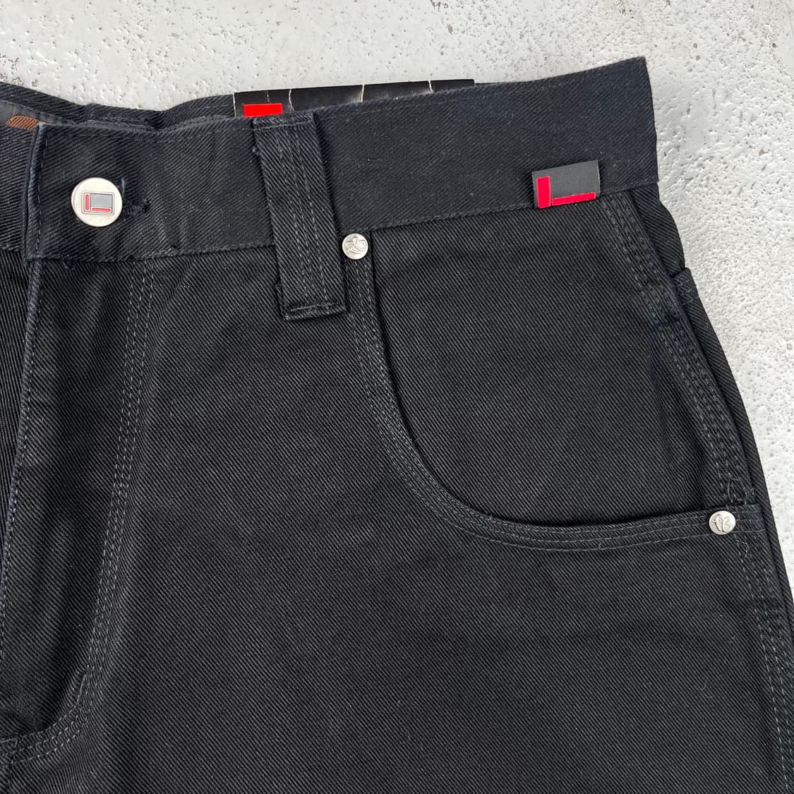 빈티지 Fubu 카펜터 데님 쇼츠 블랙 상품이미지5