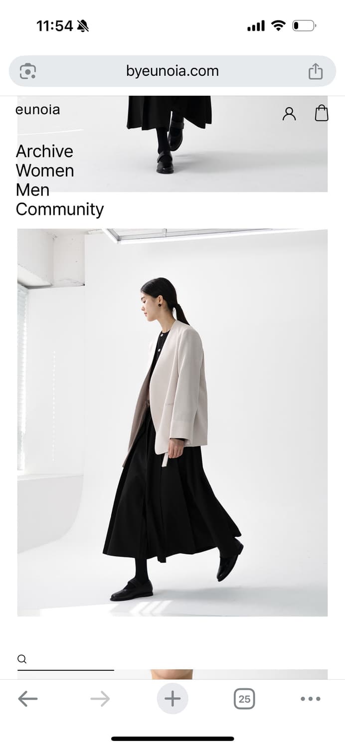 유노이아 조셉 자켓 크림베이지 상품이미지3