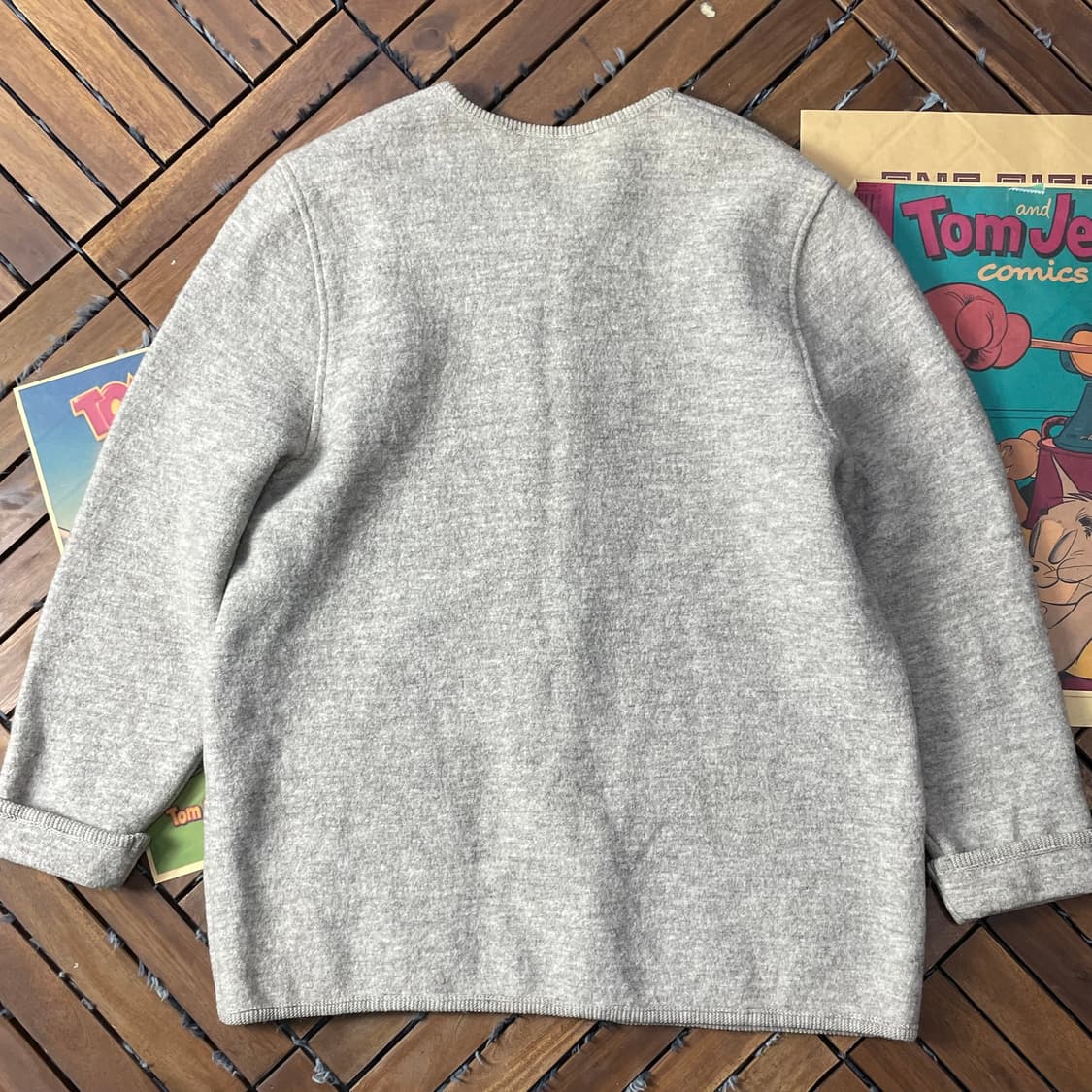 [XL]90’s 오스트레일리아 자수 울 가디건 상품이미지9