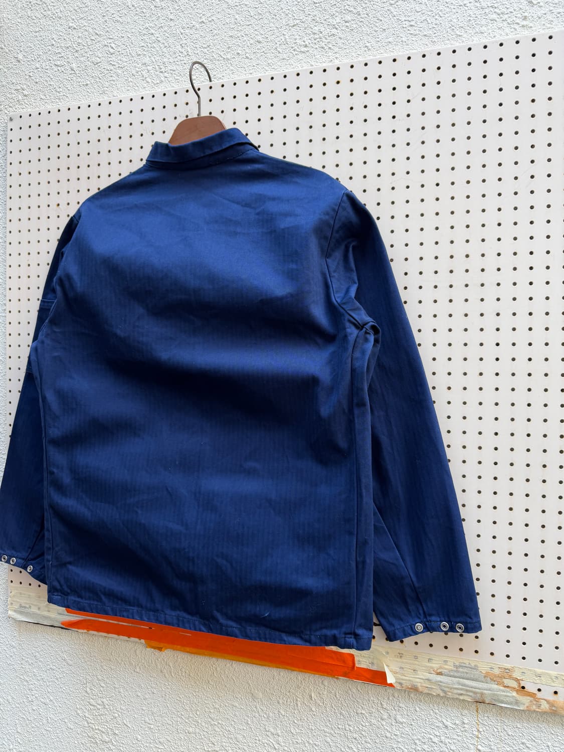 HBT NAVY PIONEER OLD EURO 헤링본트윌 프렌치워크자켓 상품이미지8