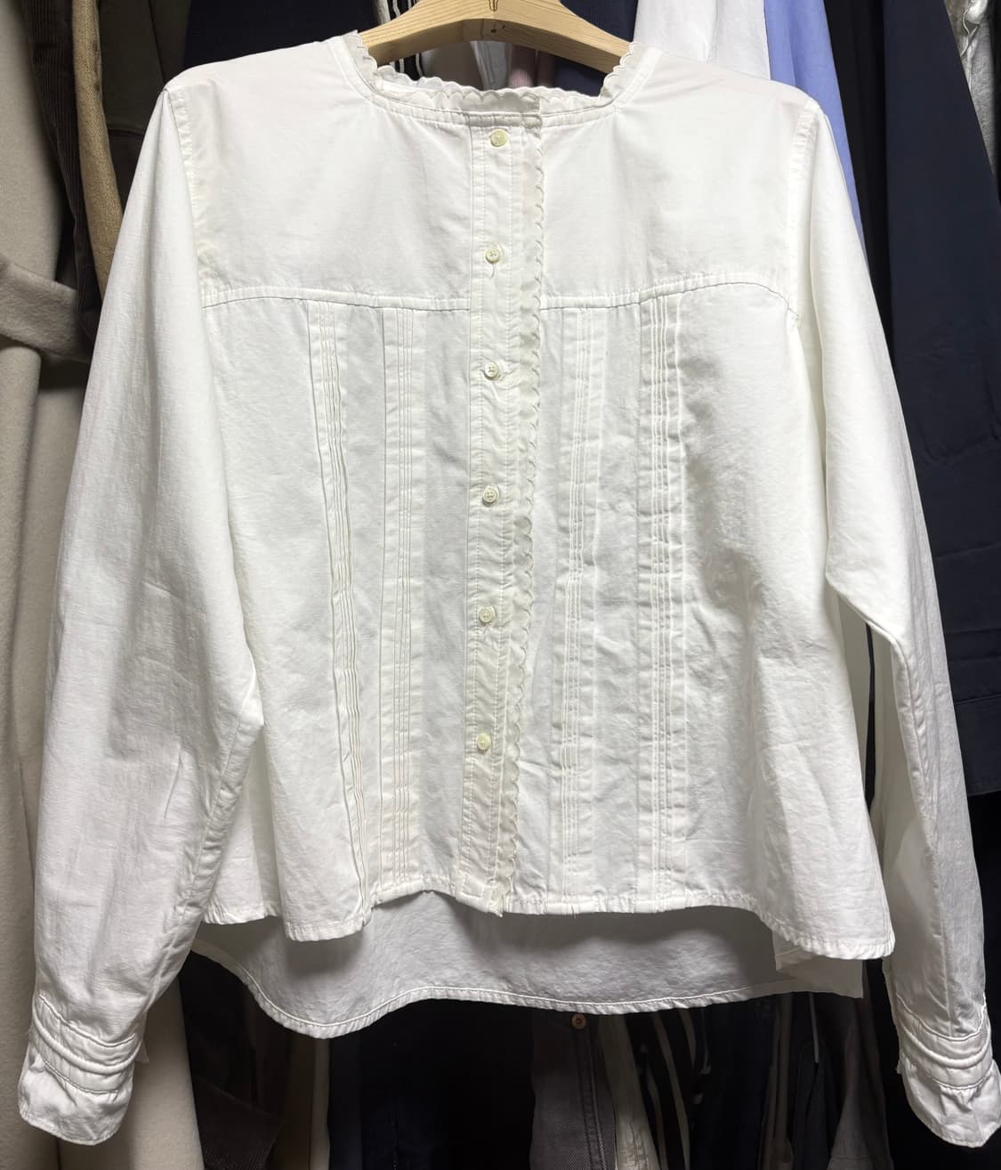 [얼바닉30] 앙시엔느 블라우스 (white) 상품이미지2