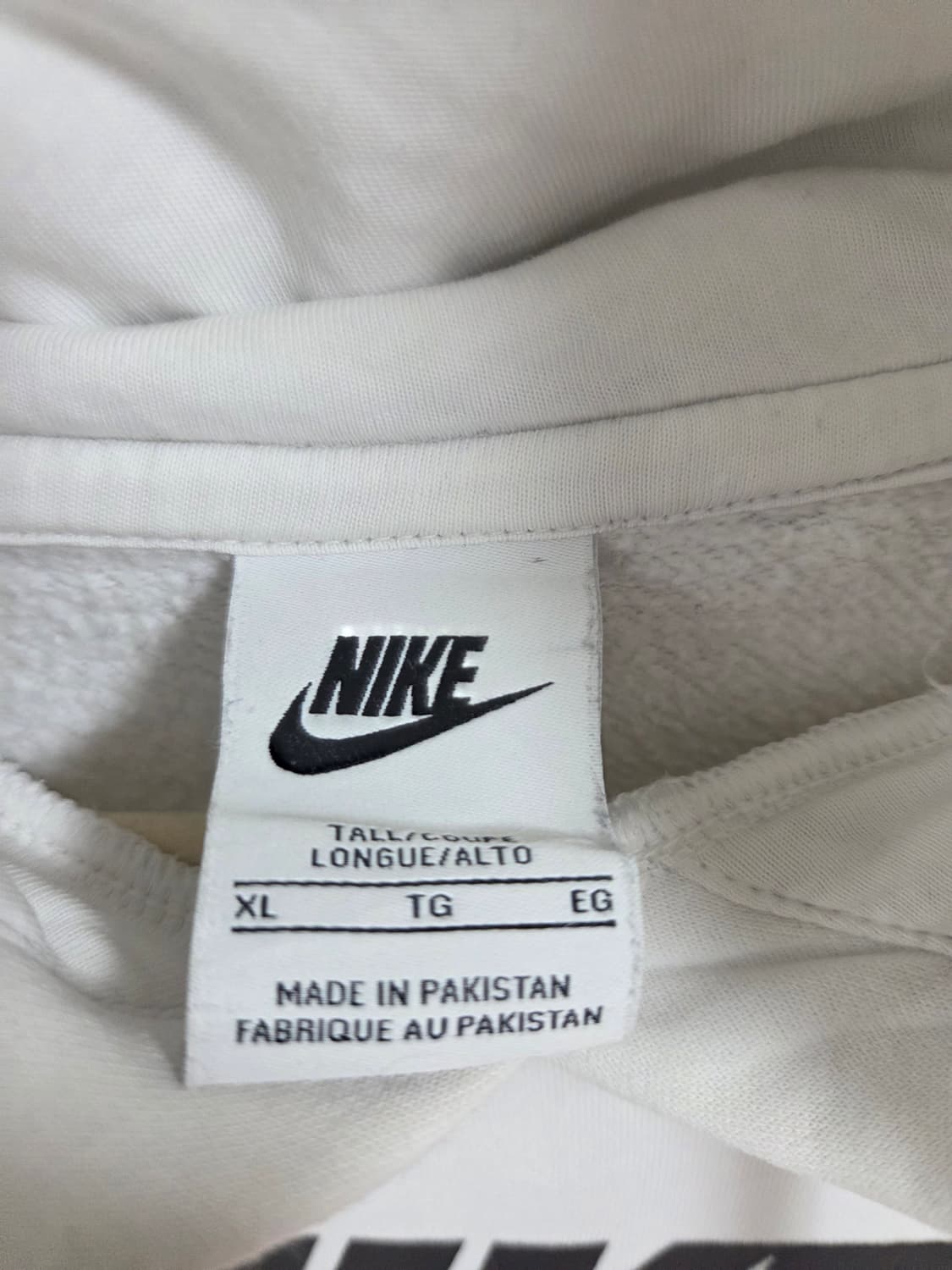 나이키 후드티 화이트 엑라깔끔한 화이트 색상의 나이키 빅로고 후드티예요
 상품이미지1