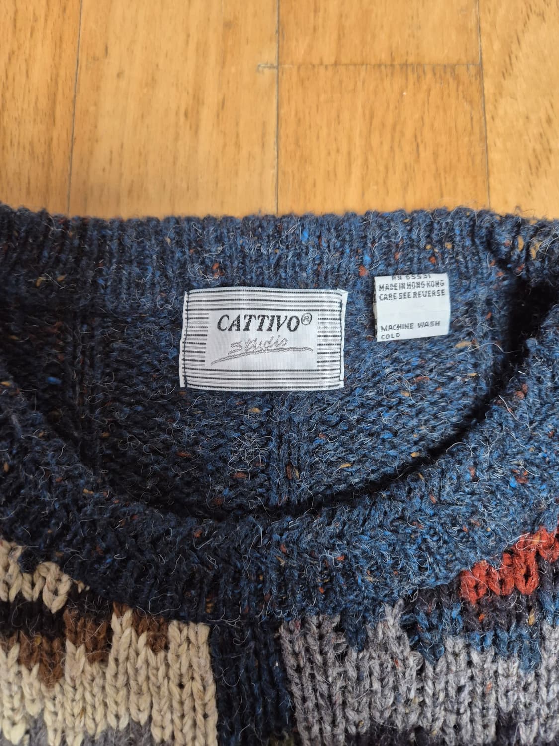 90년대 아즈텍 패턴 빈티지 니트 2xl  상품이미지3