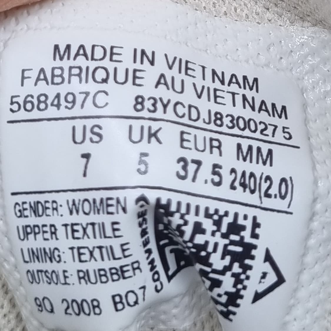 컨버스 무브 블랙 리프트 하이탑240 상품이미지6