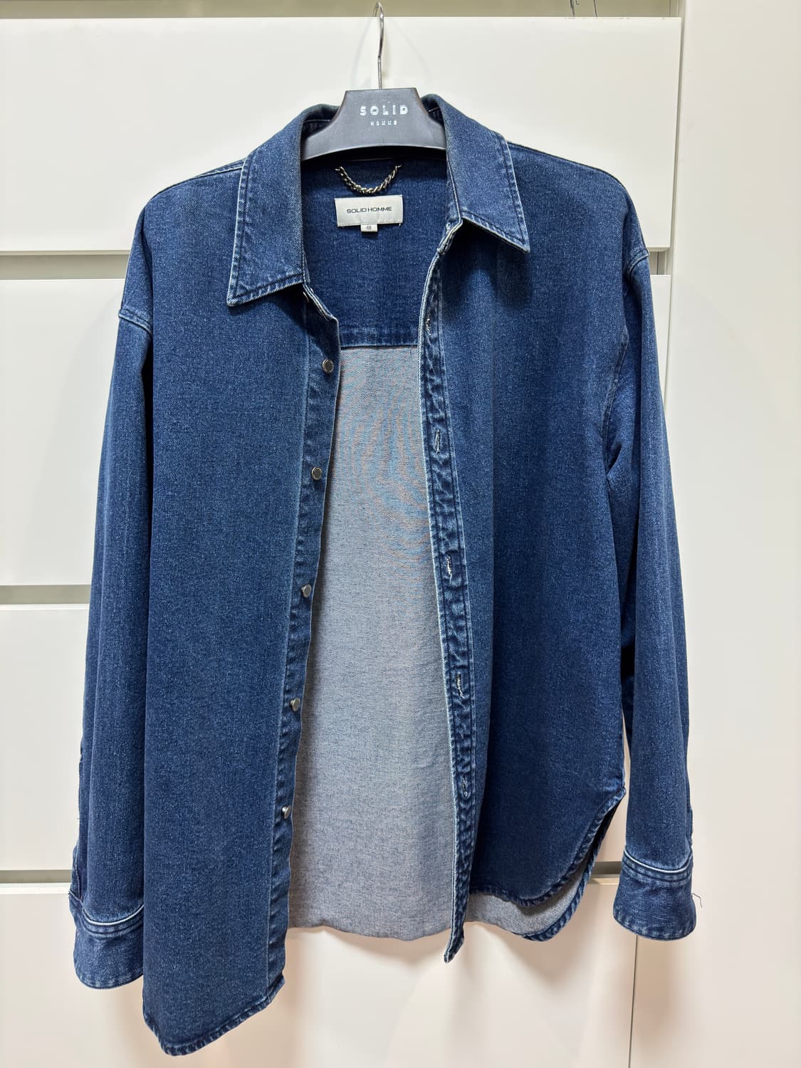 솔리드옴므 데님 셔츠자켓 상품이미지1