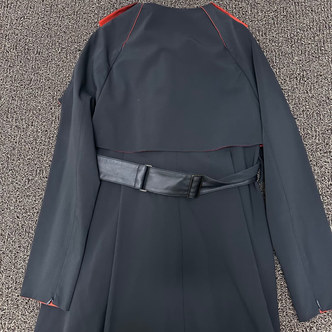 MINE 마인 한섬 여성 양가죽 코트 자켓 블랙 88사이즈 상품이미지6