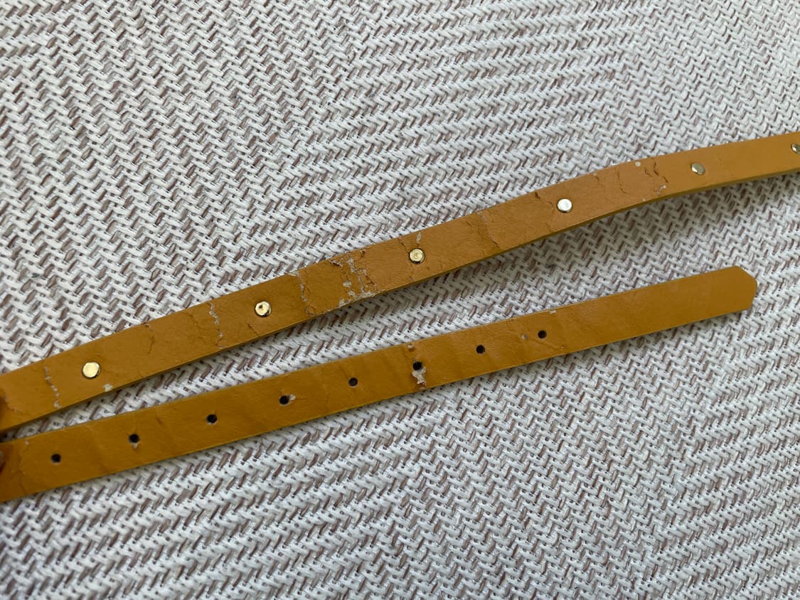 빈티지 스타 골드버클 레더밸트  J04202 상품이미지2