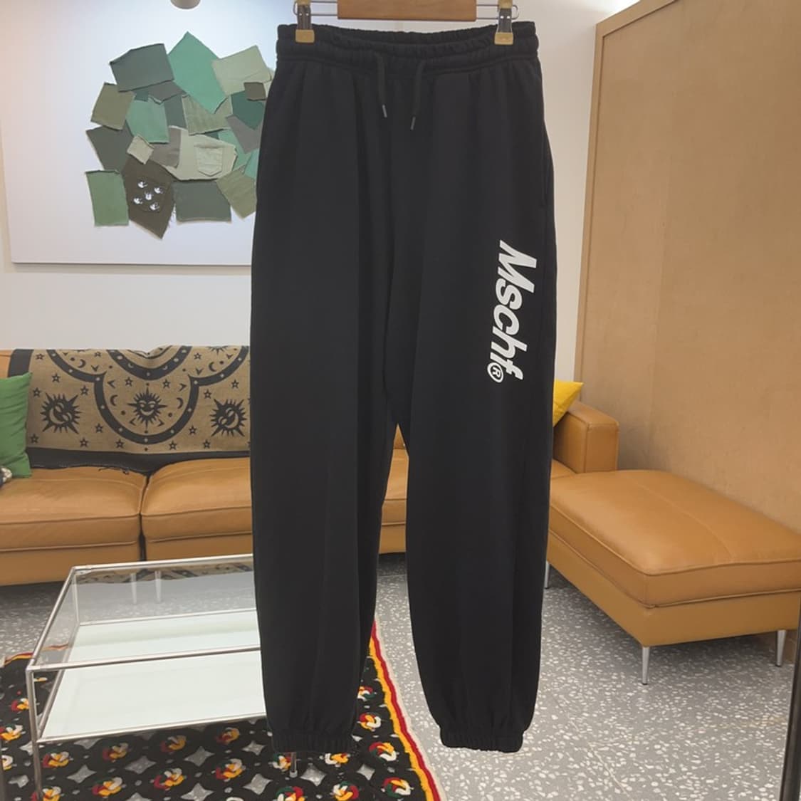 미스치프 빈티지 스트릿 힙합 캐주얼 빅로고 스웻팬츠 M C07982 상품이미지3