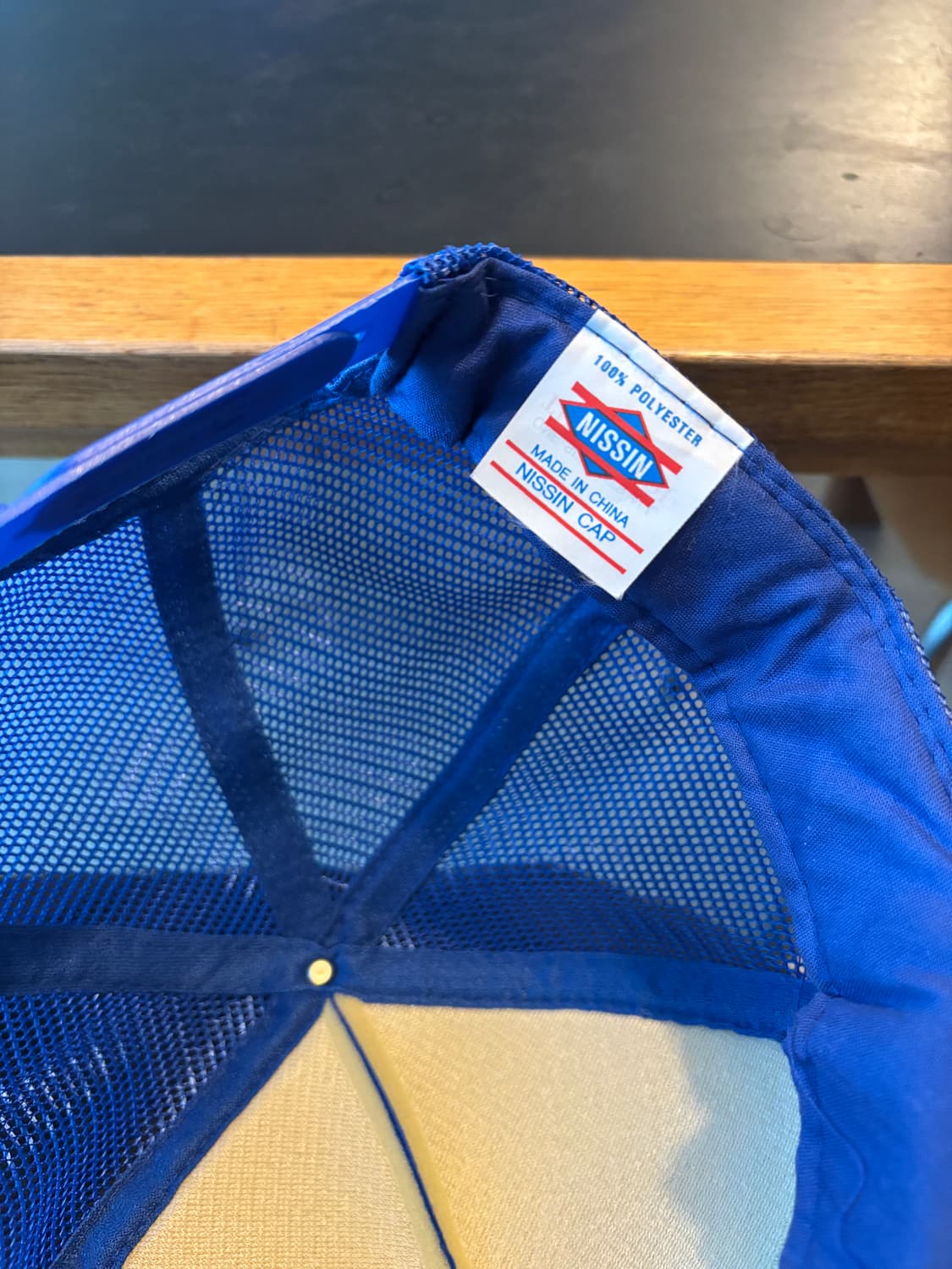 빈티지 트러커 캡 블루  상품이미지4