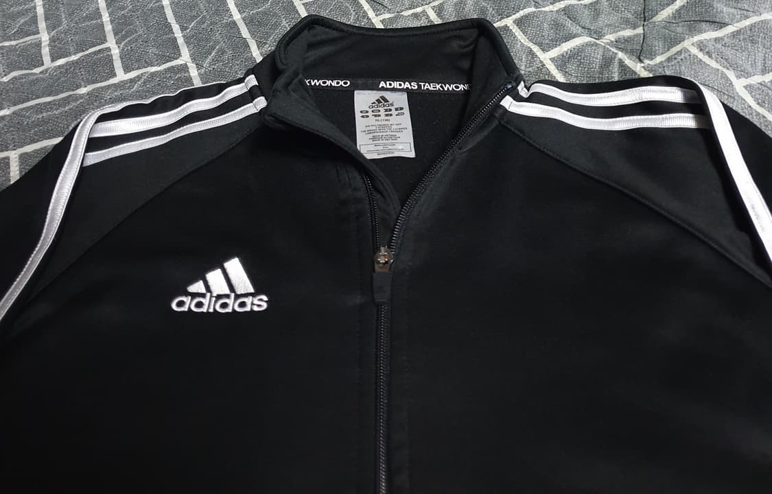 아디다스 키즈 태권도 트랙탑 져지 자켓 블랙 (130) 상품이미지2
