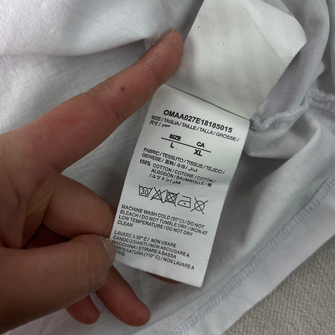 105 오프화이트 2019 s/s 에로우 반팔티셔츠 상품이미지8