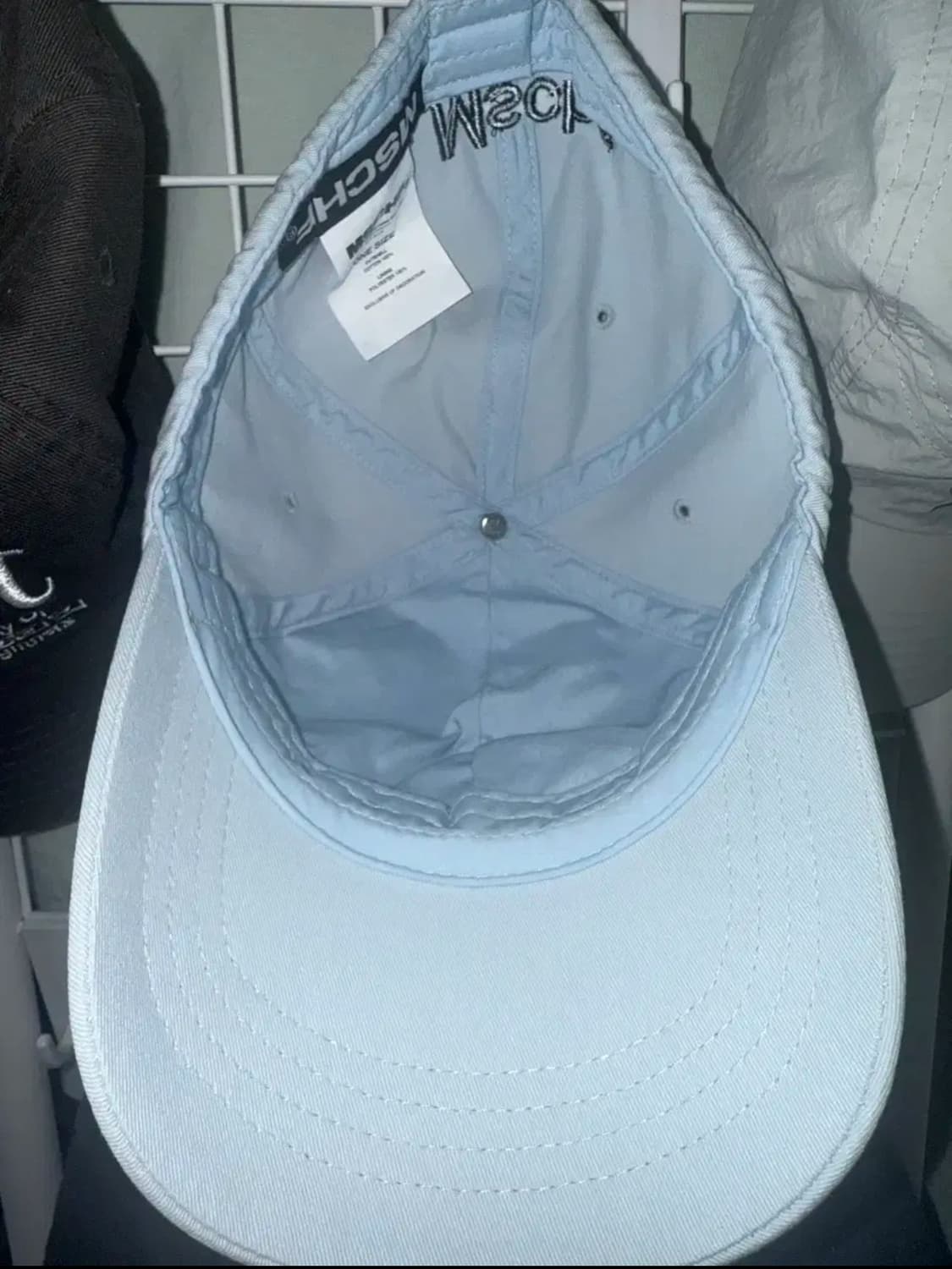 미스치프 롬버스 스트링 볼캡 스카이 블루 상품이미지3