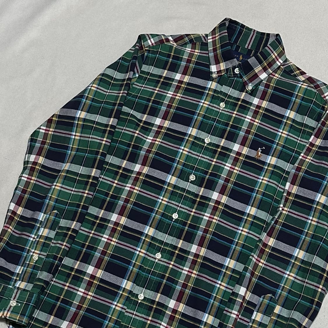 S 폴로랄프로렌 클래식핏 체크 셔츠 상품이미지1