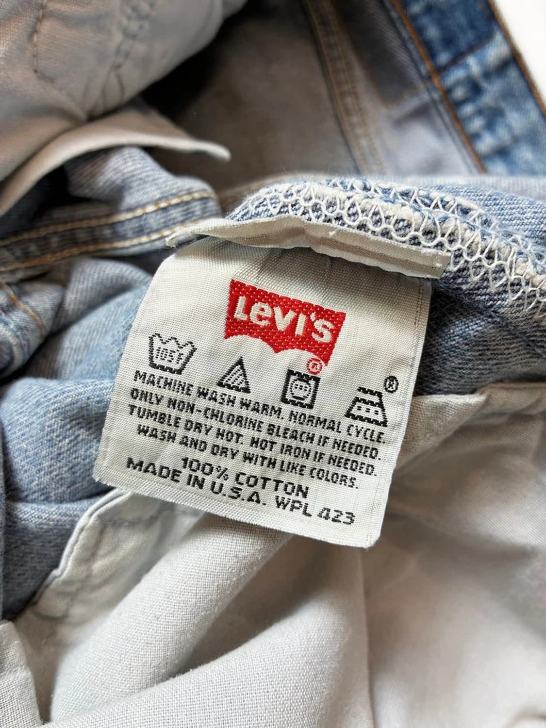 리바이스 501 USA 90's 페인팅 데님 팬츠 PN8526 상품이미지9