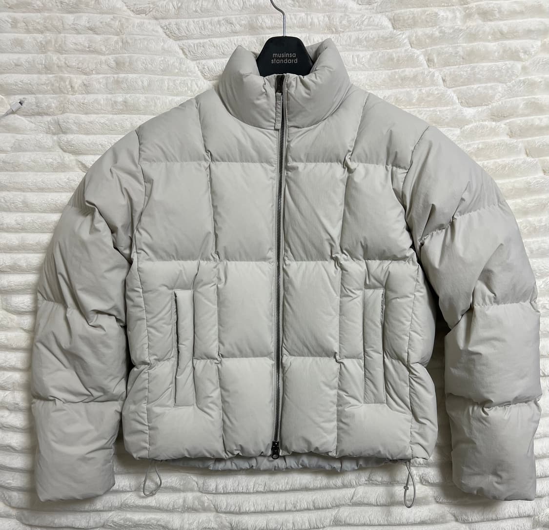 덕다운 스퀘어 퀼티드 숏패딩 상품이미지1