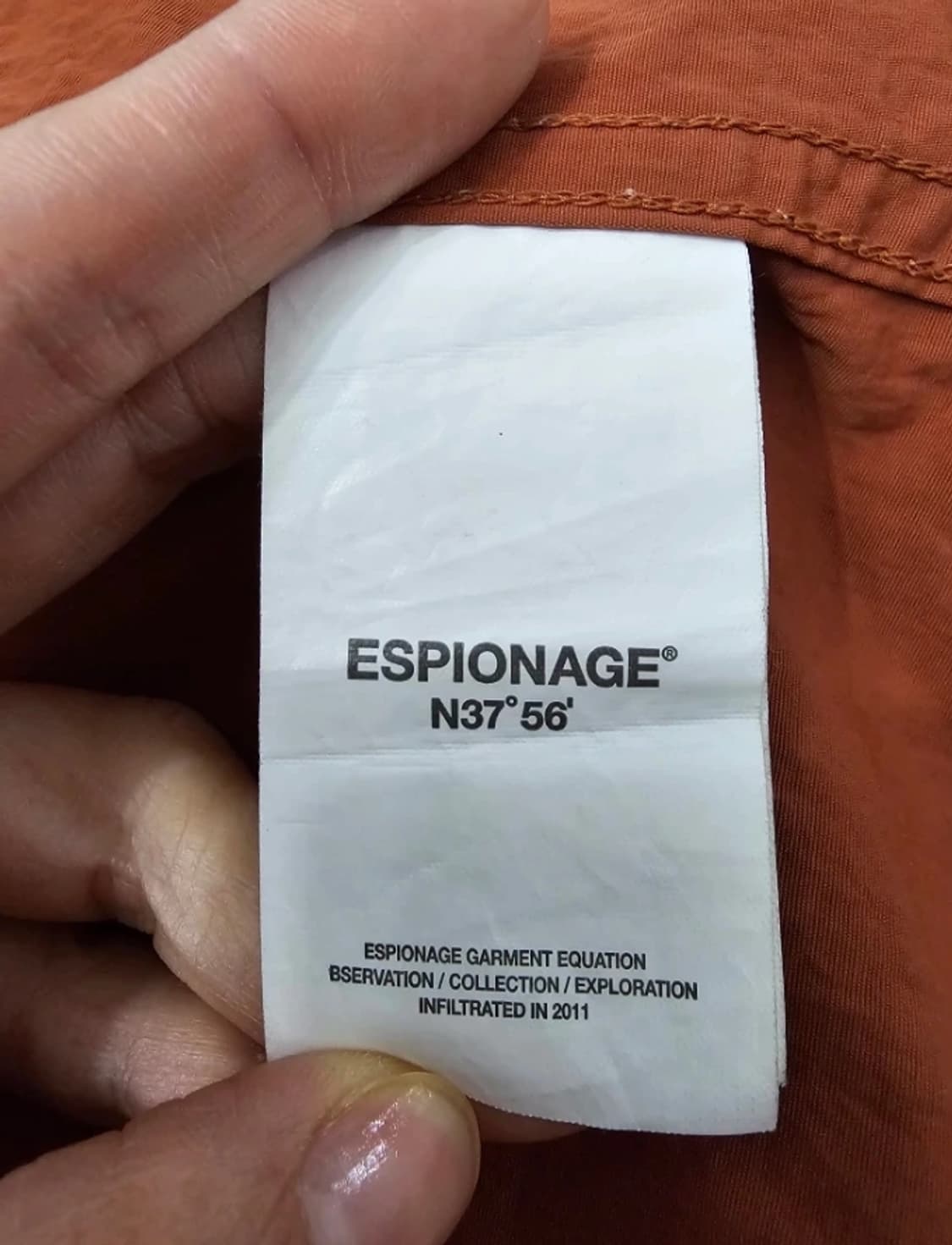 에스피오나지 RAY WIND PARKA 오버핏 셔츠 바람막이 XL 상품이미지8