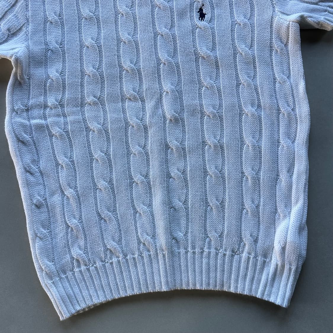 [S]폴로 랄프로렌 꽈배기 반팔 니트 스웨터 상품이미지5