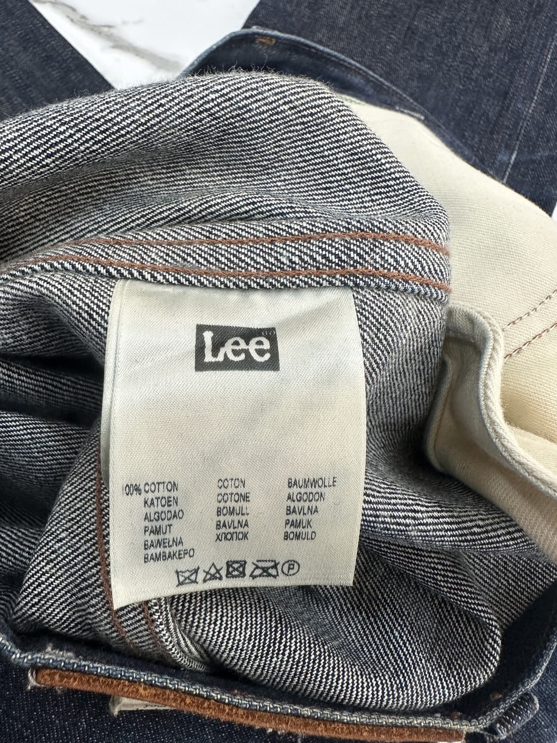 LEE 리 101 그린 셀비지 데님 팬츠 상품이미지4