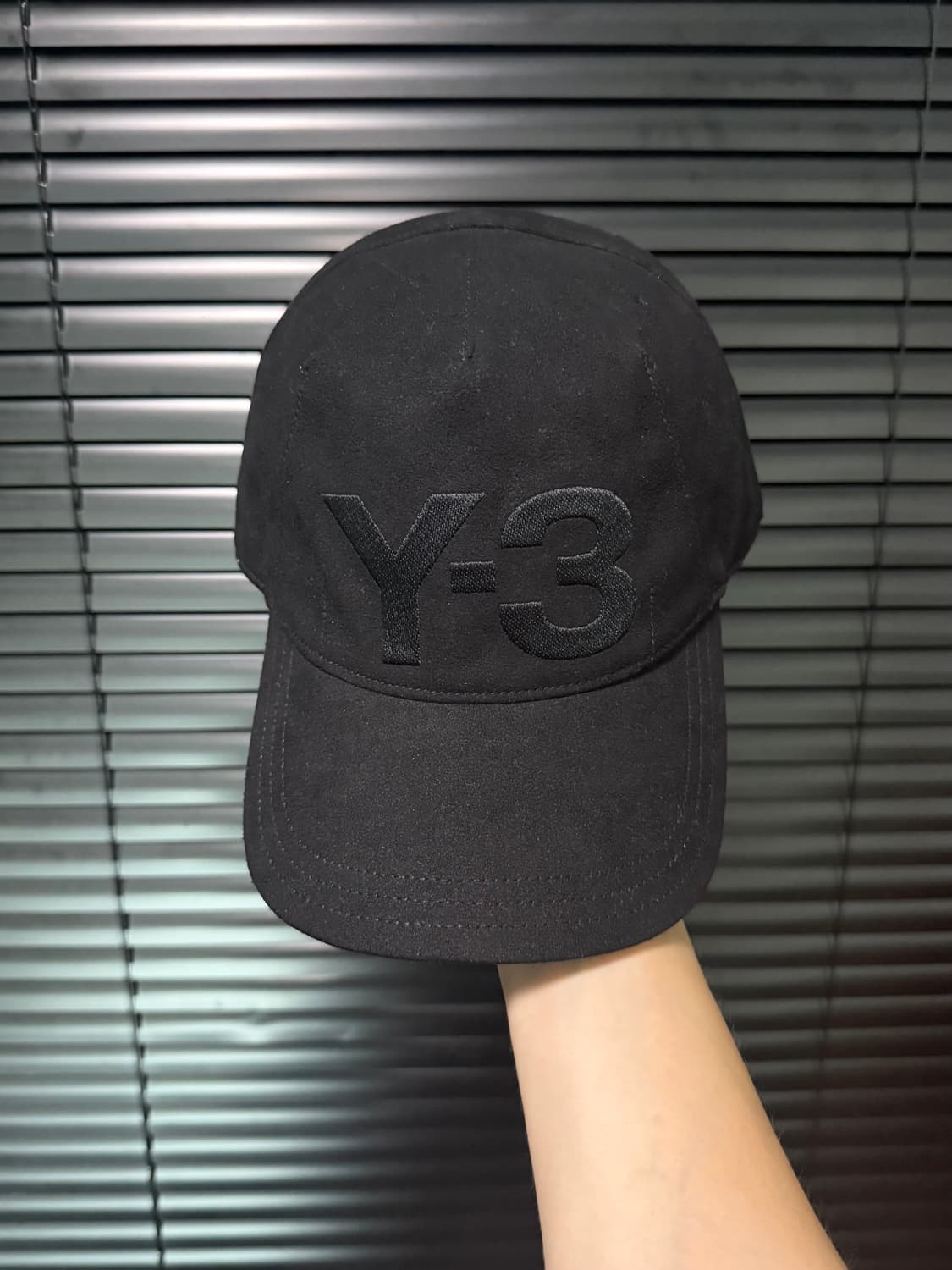 Y-3 y3 와이쓰리 요지야마모토 블랙 스웨이드 언컨스트럭티드 볼캡 모자 상품이미지3
