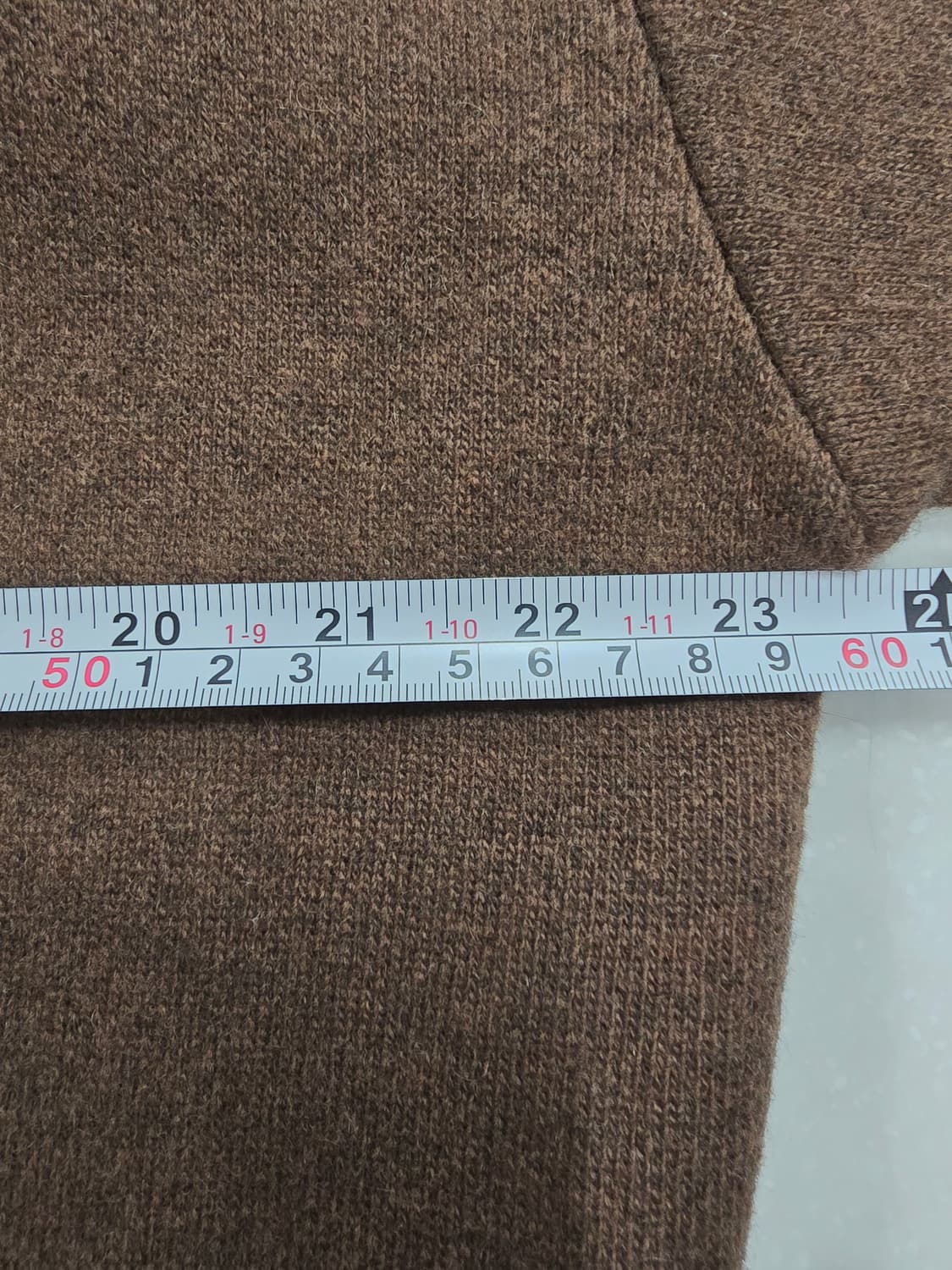 SJSJ 브라운 롱 후드 가디건 모캐시미어 혼방 상품이미지7