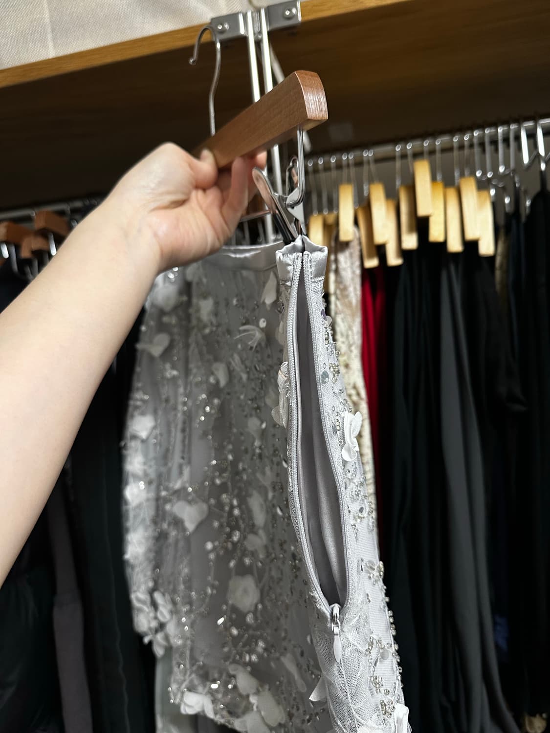 자라 레이어드 스커트 상품이미지5