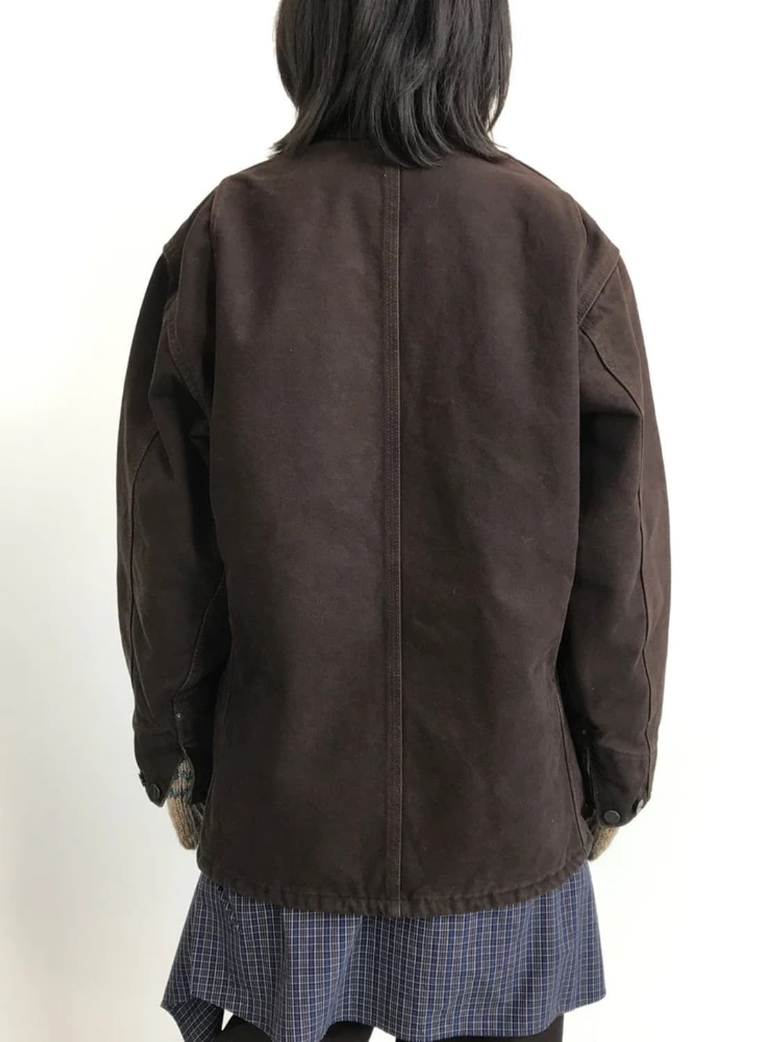 90s Carhartt Blanket Lined Chore Coat 상품이미지3