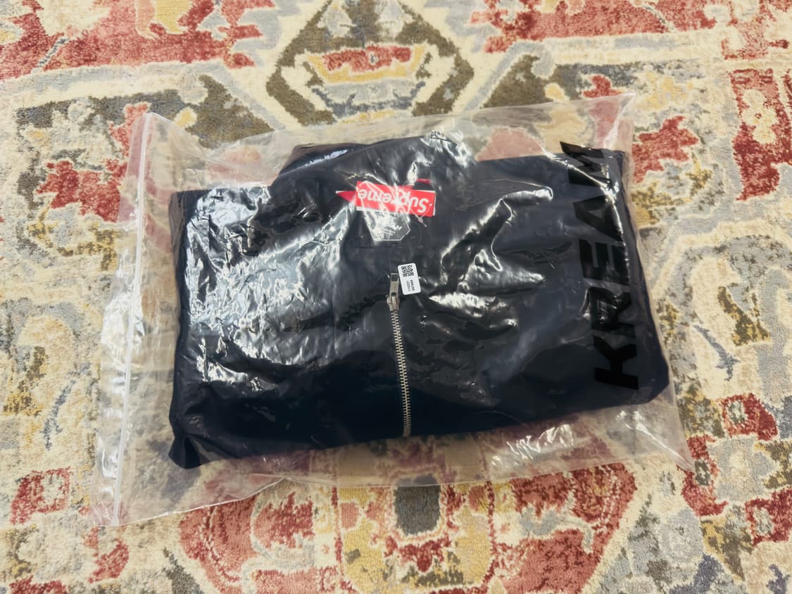 [Supreme] 슈프림 25SS 몰스킨 워크 자켓 블랙 (XL) 상품이미지4