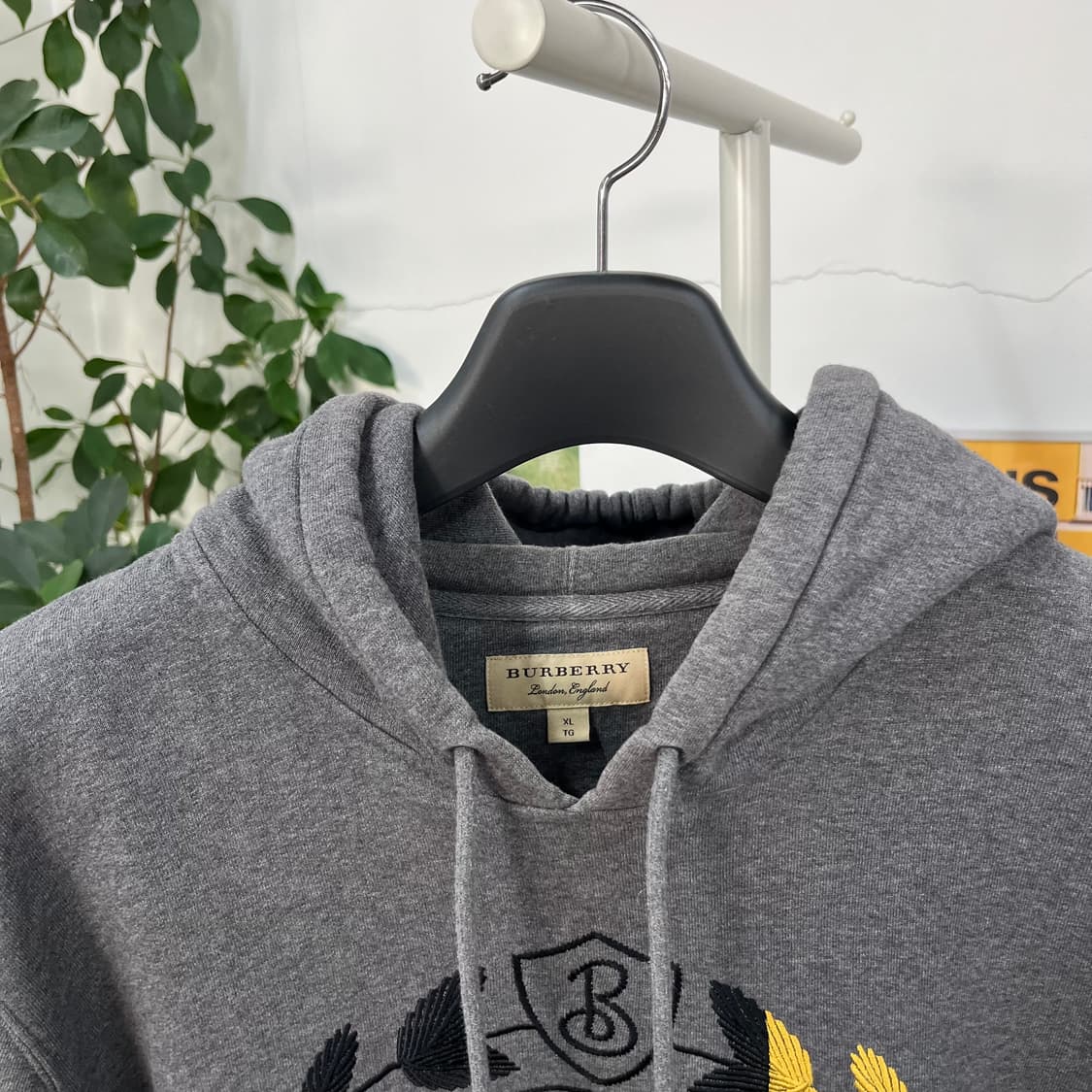 버버리 크레스트로고 스웻후드 XL 상품이미지3